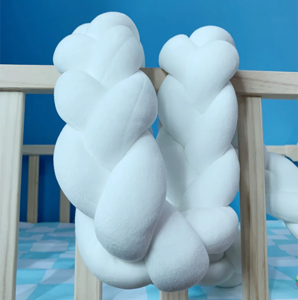 2/3m скандинавские длинные узелковые косы подушка из хлопка с узелками