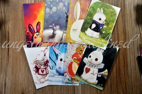 Dream Designer Ka Di illustration Postcard starry fairy tale a suit of 8 Zhang |