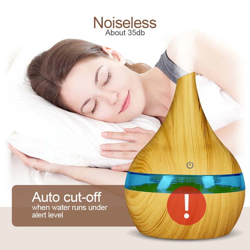 

Air Humidifier USB Electric Aroma Air Diffuser Ultrasonic 300ml Home