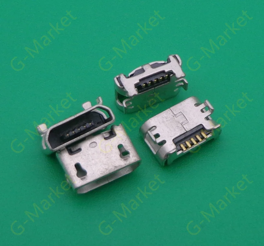 5 шт. Новый зарядный разъем OEM микро USB порт док для Huawei MediaPad X1 / Honor 7D 501u|connector usb|connector