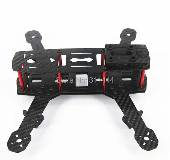 Новое поступление затемнение QAV250 100% чистое углеродное волокно Мини 250 FPV