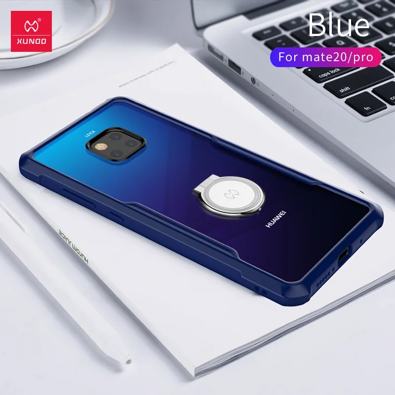 XUNDD противоударный чехол для телефона для huawei 9X mate 20 Pro X с подушками безопасности Защитное кольцо защитный чехол для huawei 9X Pro - Цвет: Blue - with ring