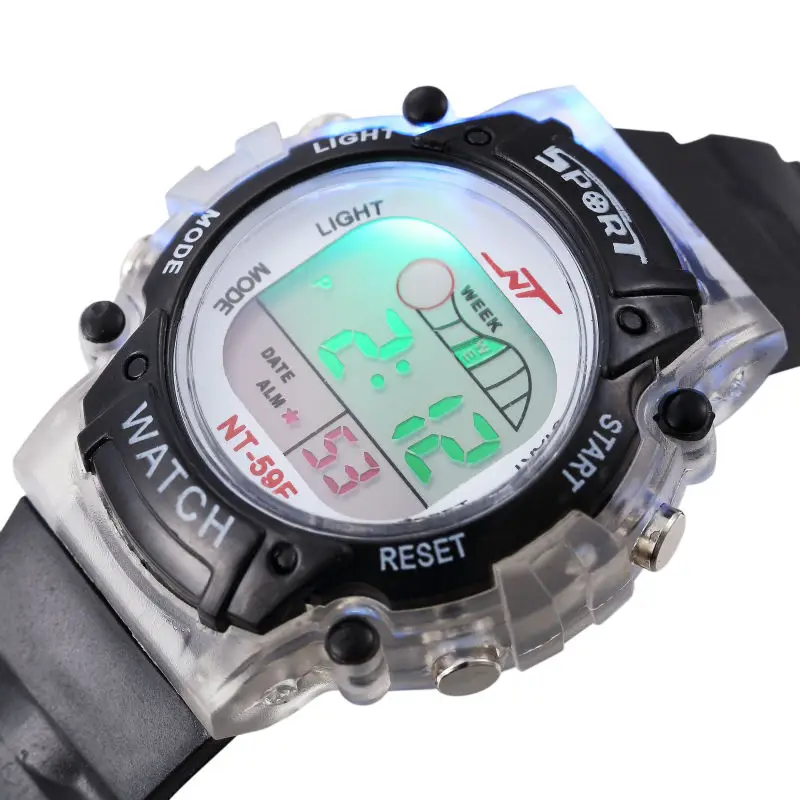 Часы мужские цифровые со светодиодной подсветкой Брендовые спортивные модные