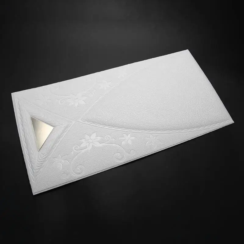 DIY 3D ПЭ пенопластовые наклейки на стену для гостиной, спальни, Декор, водонепроницаемый клей, анти-столкновения, съемные DIY наклейки на плакат