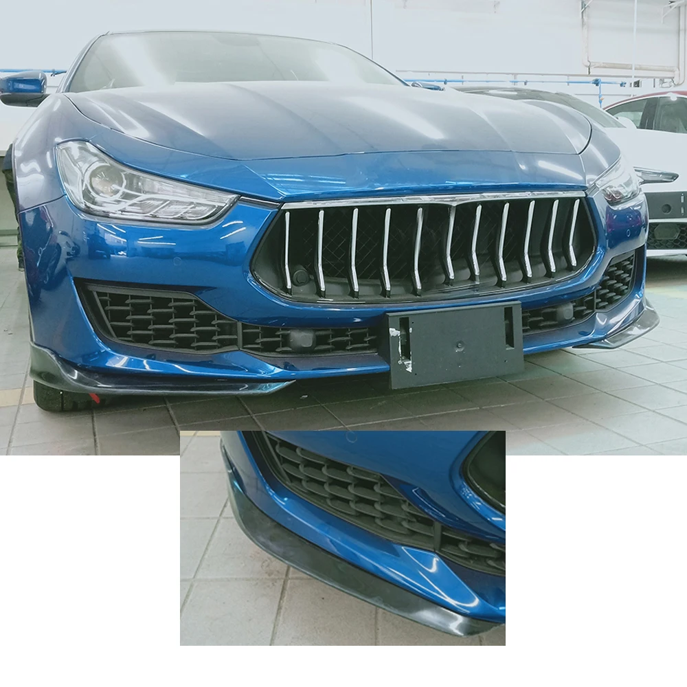Разветвители для переднего бампера из углеродного волокна Maserati ghiдоступ Base Sedan 2018