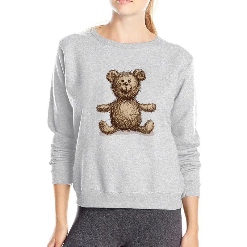 Толстовка с изображением мишки тедди знаменитый мультяшный Мишка толстовка