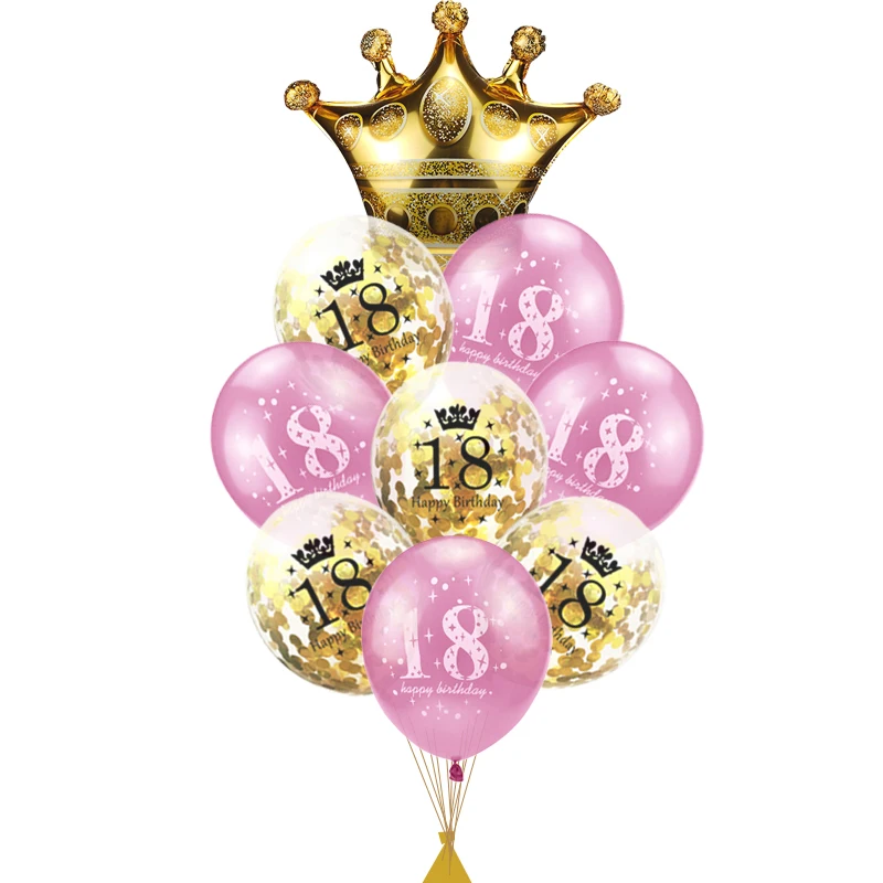 18 праздничные гелиевые шары на день рождения лет украшения для дня взрослых