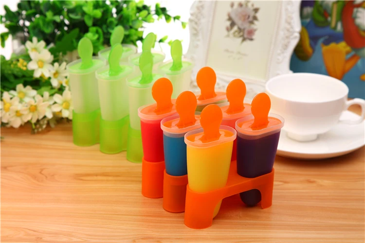 6 шт. DIY Замороженные Мороженое Поп прессформа эскимо мороженого на палочке