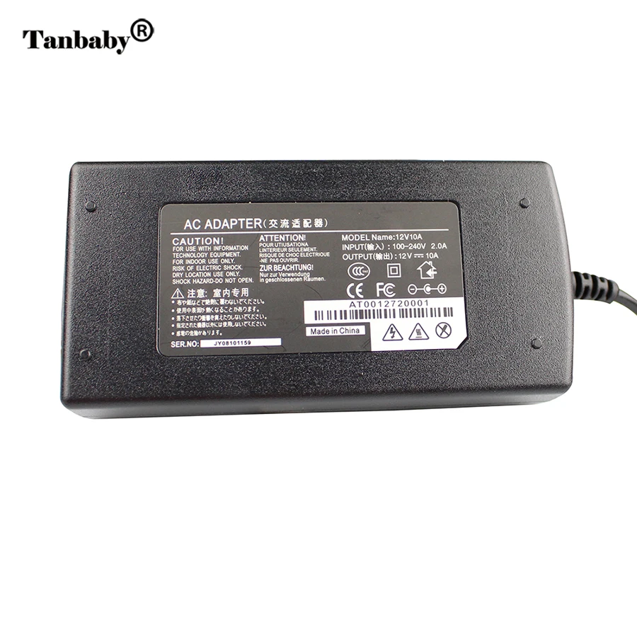 DC 12V 10A Мощность 12V10A AC 100 V-240 V светодиодный RGB адаптер привод Питание для полосы 5050