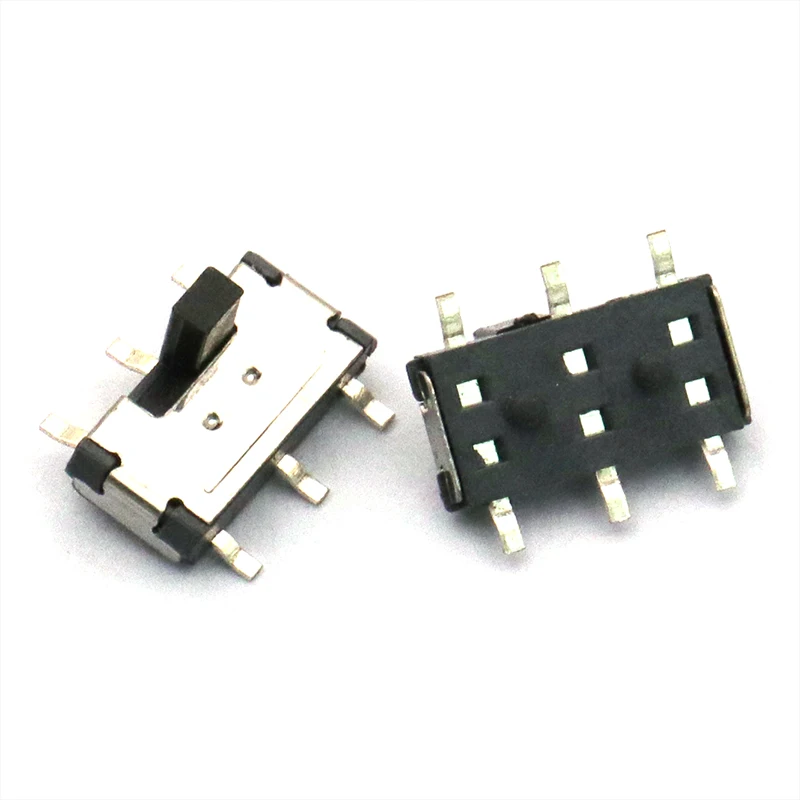 Pull switch MSS 22C02 (2P2T) 6 контактный чип тумблер (5 шт./лот)|switch switch|switch pullswitch toggle |
