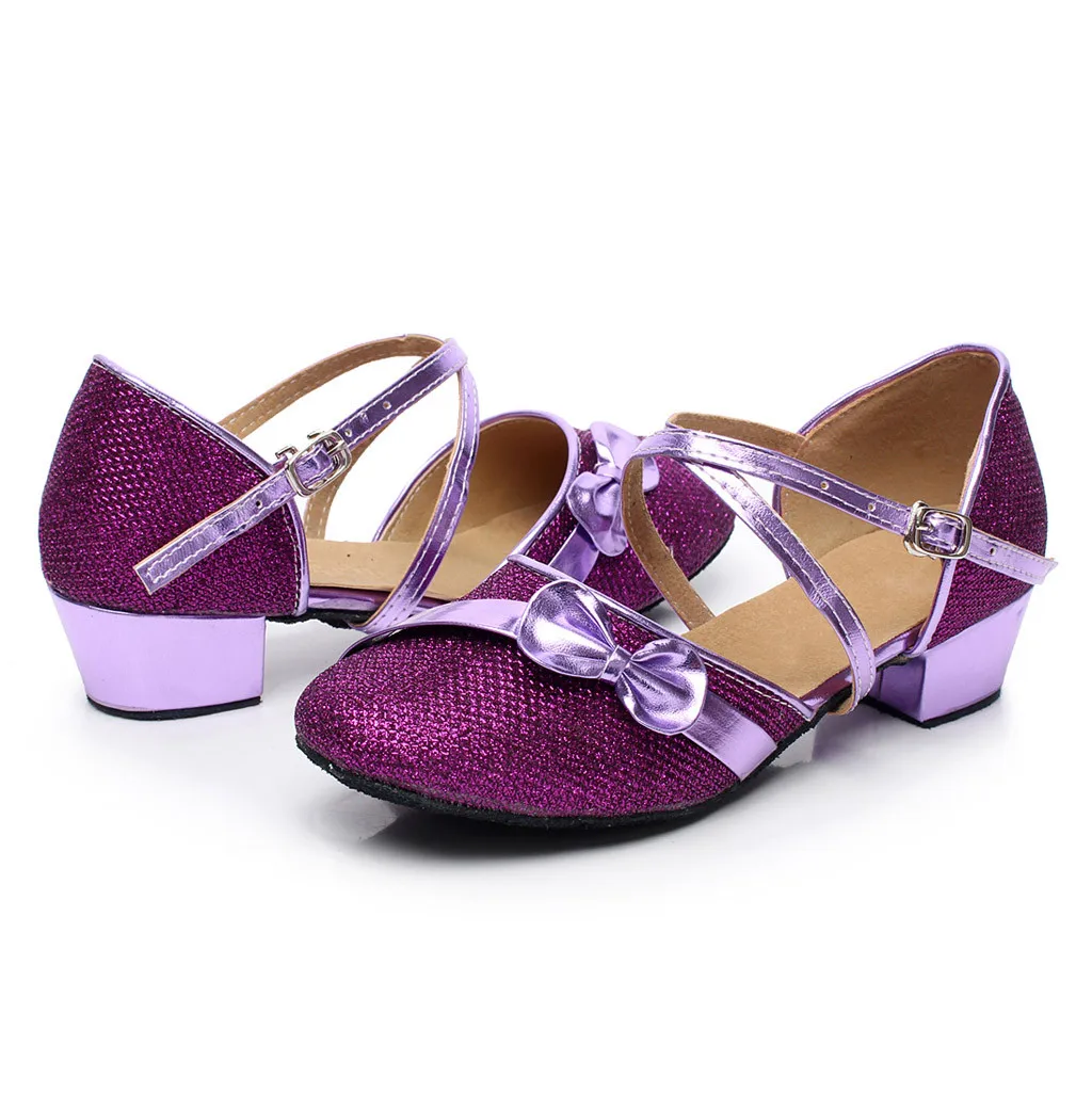 Обувь для маленьких девочек вечеринки бальных танцев Танго латины|Сандалии| |