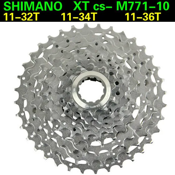 ShimanDEORE XT CS M771 10 скоростной маховик для велосипеда 11 32 T/11 34 36 T запчасти