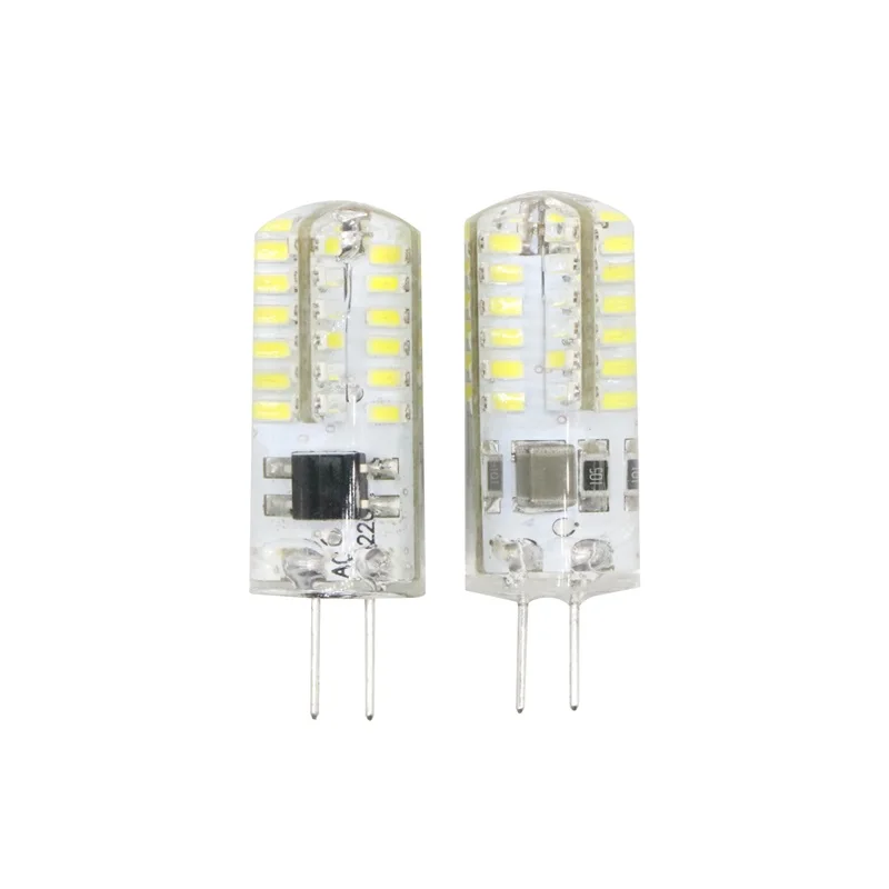 SZYOUMY 500 шт. 48 светодиодов лампа G4 кукурузная 2 Вт AC110V 220 в DC12V SMD 3014 Светодиодная 360