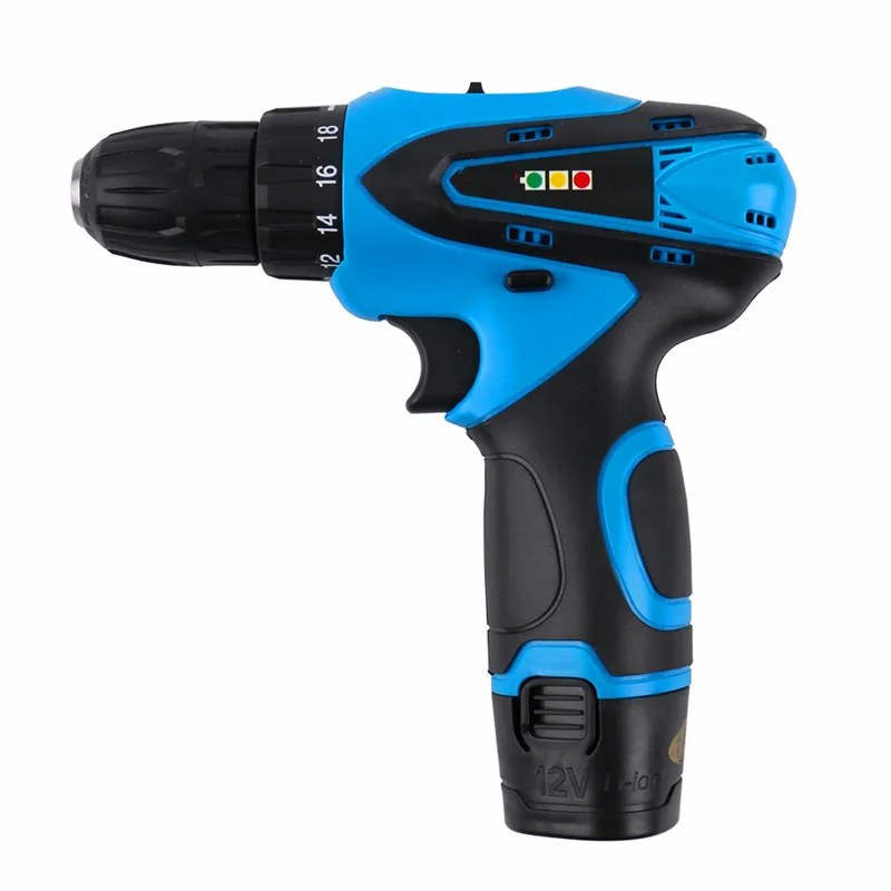 Xltown 12v high quality rechargeable electric screwdriver with two lithium batteries Household cordless | Инструменты