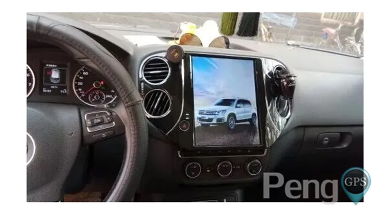 2 Din автомагнитола Tesla стиль 64G Android 6,0 Автомобильный gps-навигация, dvd-плеер 10,4 дюймов головное устройство для VW Tiguan/Volkswagen 2010