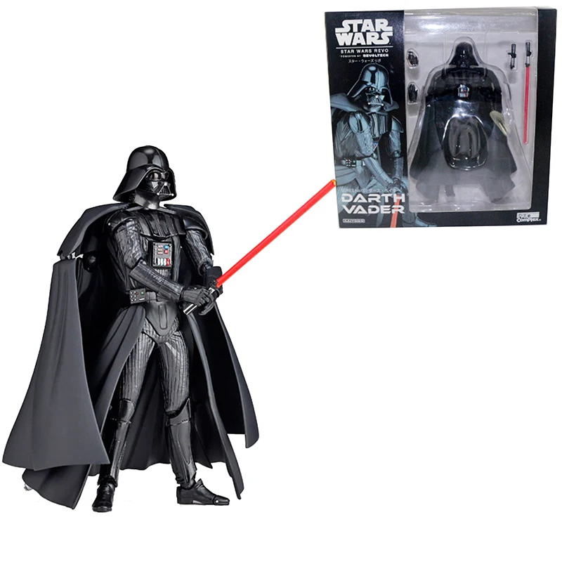 Новый Revoltech фильм Revo № 001 Дарт Вейдер 6.7 &quotфигурку Бесплатная доставка | Игрушки и