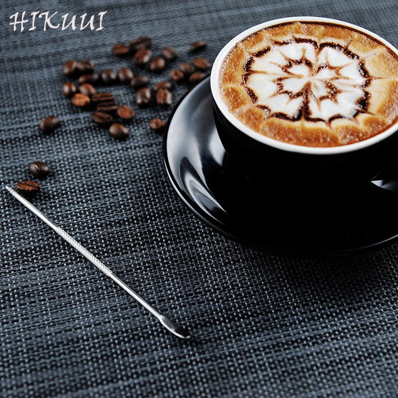 Игла для капучино HIKUUI Caffe латте Шпилька инструменты кофе гирлянда игла резная
