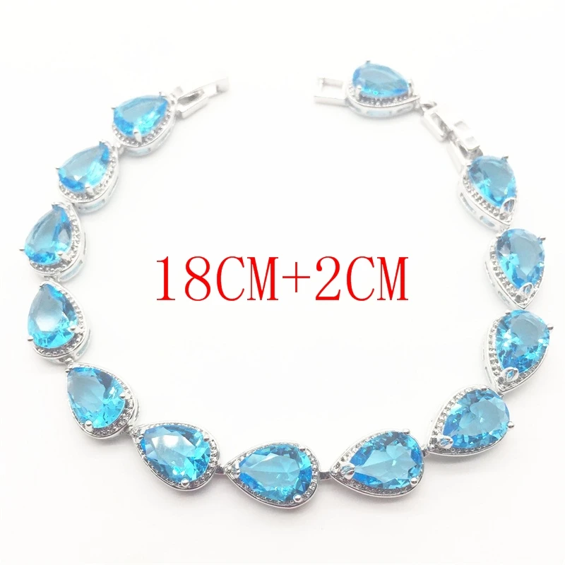 Комплект из колье серёг кольца и браслета серебра 925 пробы|jewelry set 925|zircon jewelry setjewelry