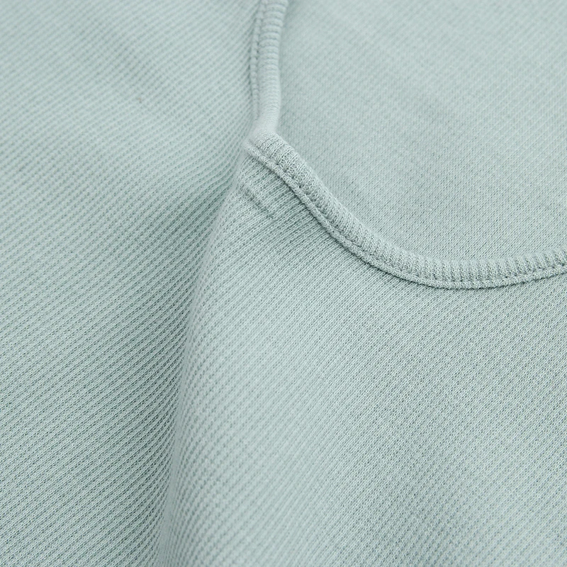 Женский сексуальный глубокий Scoopneck back Camisole женский Тощий топ на бретелях с гофрированным краем