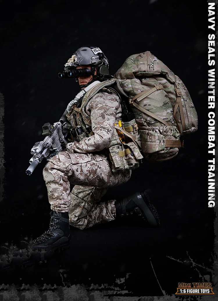 Коллекция 1/6, Полный Набор фигурок M011, морские котики, зимняя Боевая тренировка, Мужская фигурка, модель игрушки для фанатов, подарок на праздник