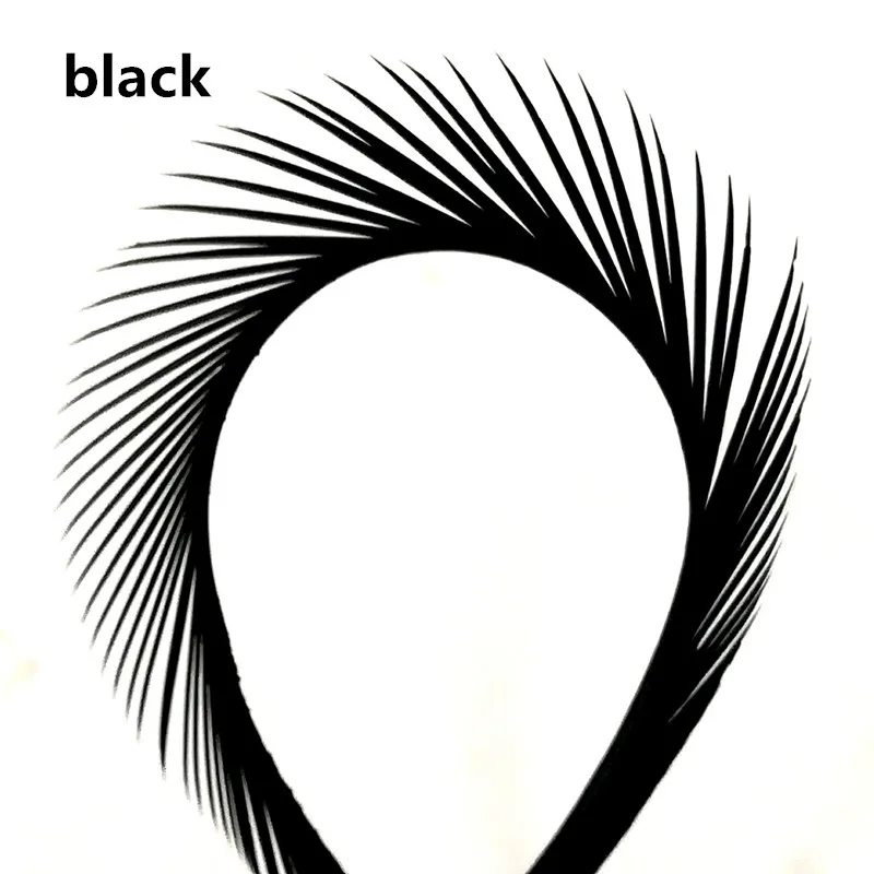 KKWEZVA 21 шт. гусиный Биот Feathers15-20cm гусиные биоты материалы для завязывания мух нимфа и лавы разделенные хвосты и ранние крылья - Цвет: a pack