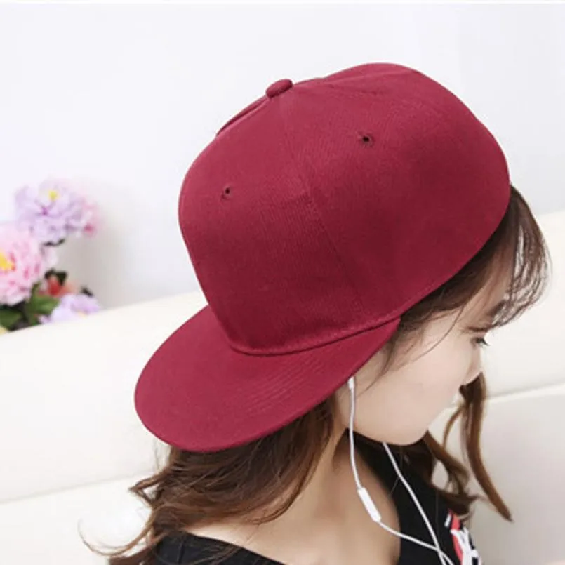 Fashion Women Men Adjustable Baseball Cap Solid Snapback Hat Hip-Hop Shade Plain color light baseball cap | Аксессуары для одежды