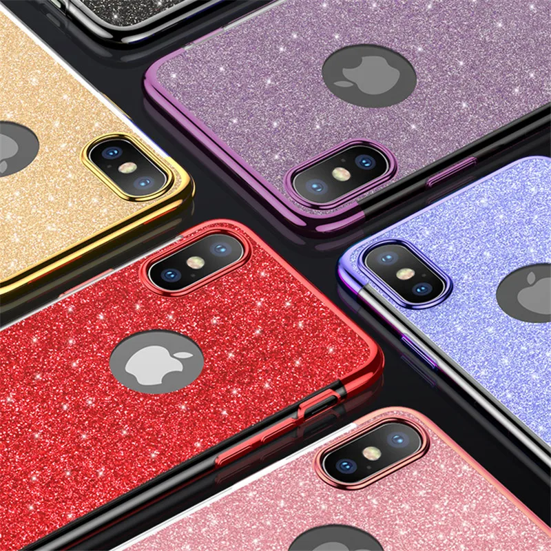 Чехол для Samsung Galaxy A50 2019 цветной Блестящий Мягкий чехол | Мобильные телефоны и