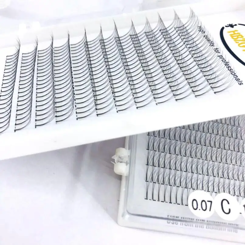 Накладные ресницы 3D русский стиль короткий стержень готовые лидер продаж