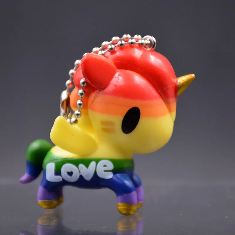 Tokidoki Единорог глухая коробка украшения брелок для мобильного телефона Подвеска на Рюкзак модель Единорог