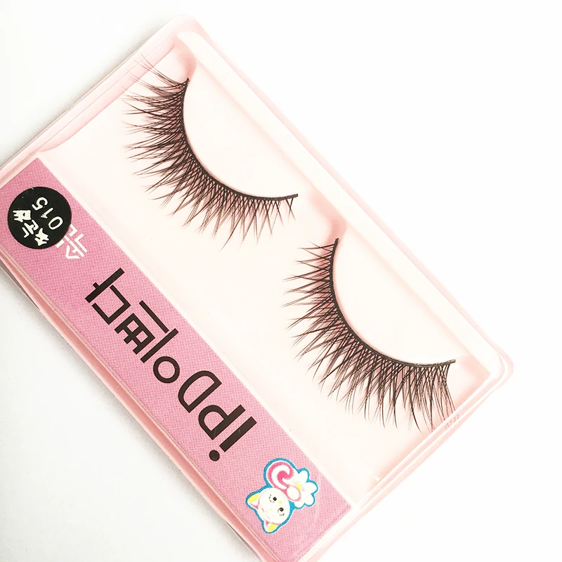 1 пара Женские Накладные ресницы для красоты Короткие ручной работы многоразовые