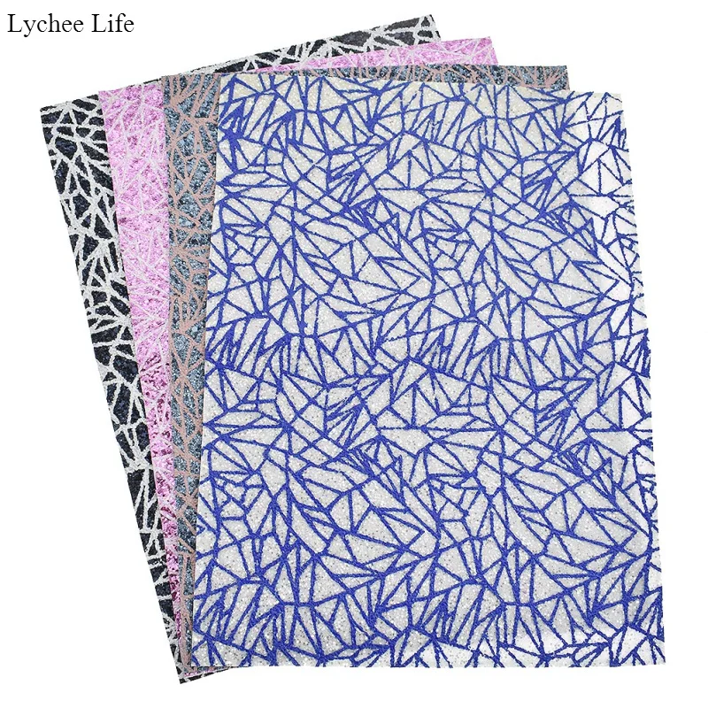 Lychee Life модный домашний текстиль А4 искусственная кожа ткань сшитая Лоскутная