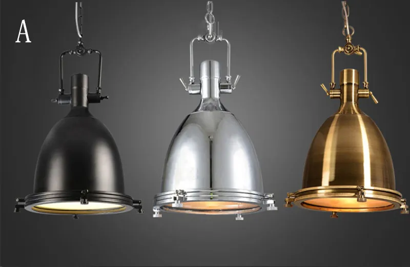 Vintage loft American chain pendant light country restaurant heavy metals industry lamp the wind restoring ancient ways