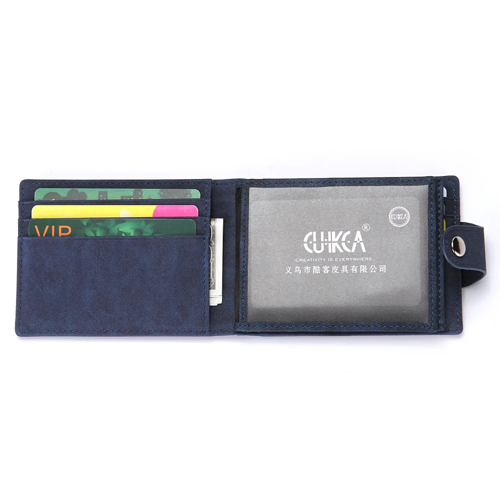 CUIKCA RFID корейский модный качественный замшевый кожаный мужской кошелек на