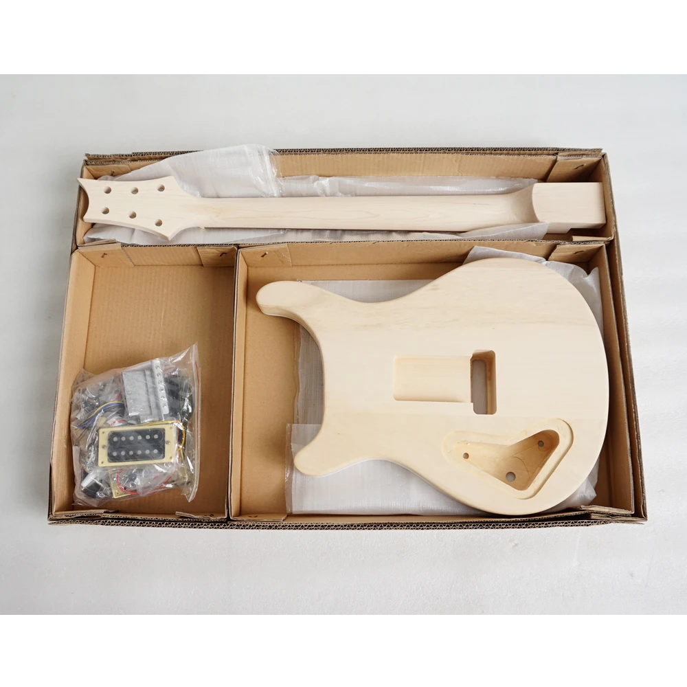 Aiersi незавершенные DIY PRS электрогитары наборы со всеми Hardwares EK-010, производство Китай