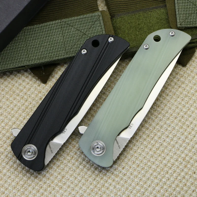 CH Knife 3001 G10 складной нож D2 лезвие шарикоподшипника G0 + стальная ручка Кемпинг Охота