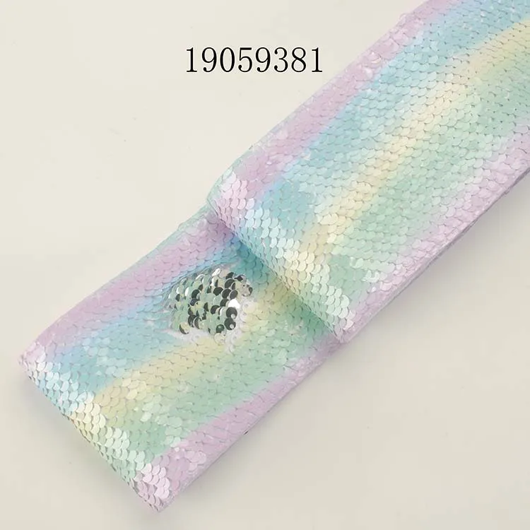 Новинка 5 ys " 75 мм bling-bling двусторонние пайетки лента постепенная замена ленты - Color: 19059381