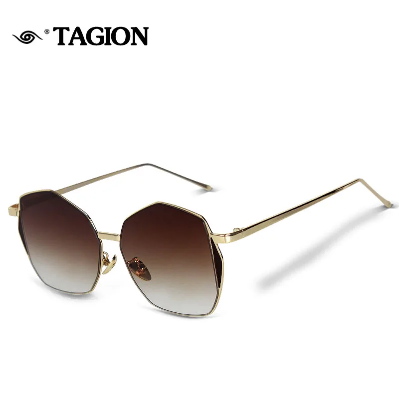 TAGION/Новое поступление солнцезащитные очки для девочек модные круглые уличные
