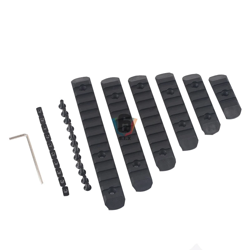 Тактический Keymod рельс и M-LOK полимерная направляющая набор Пикатинни крышка Вивер рейка адаптер
