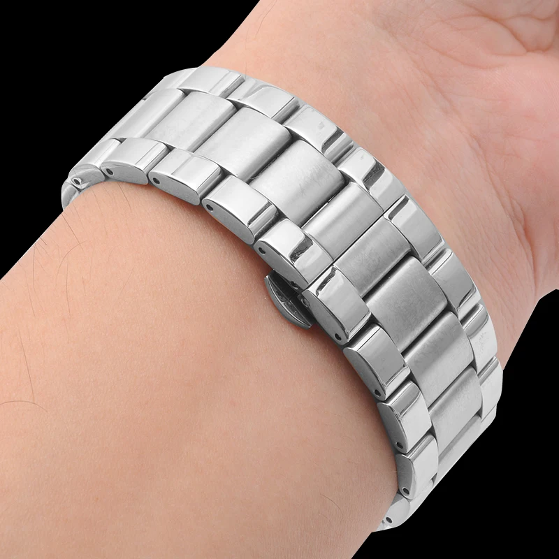 Huabo заменяет Омега/Омега браслет для часов Omega seahorse 300 бабочка летящая тонкая