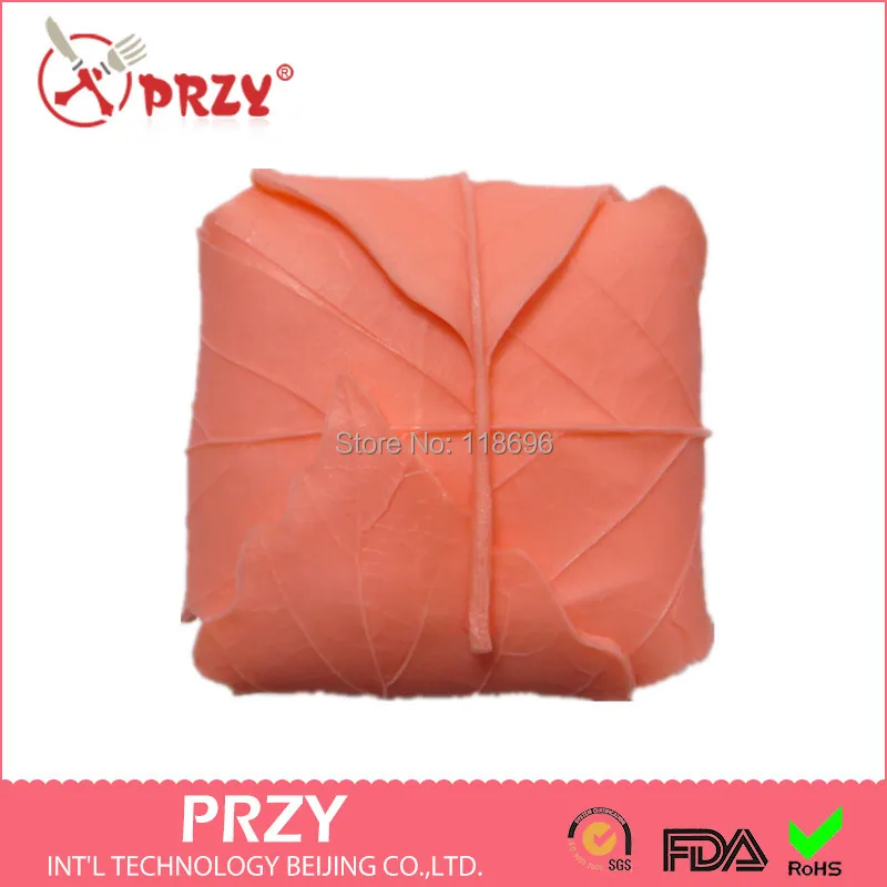 Хит продаж новый стиль моделирование листьев силиконовая форма для мыла