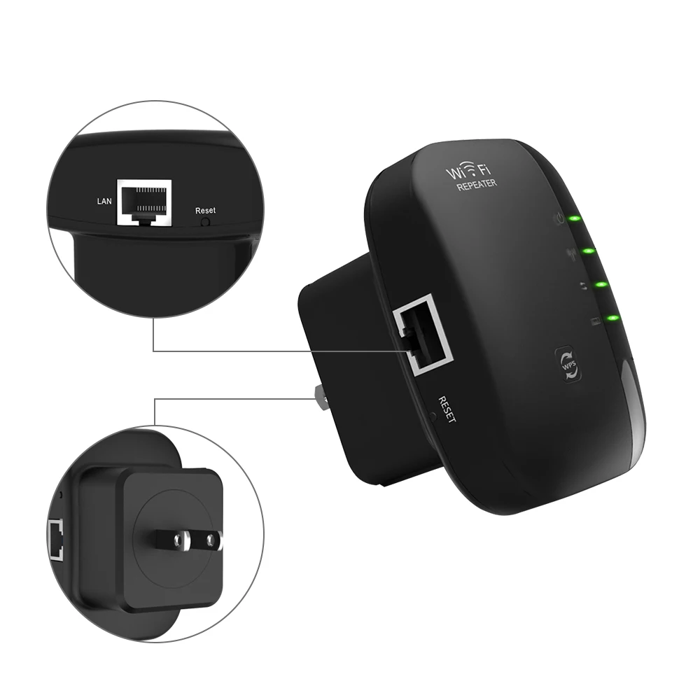 Wireless WiFi Repeater Wi-fi Range Extender 300Mbps Signal Amplifier 802.11N/B/G Booster Repetidor Wi fi Reapeter Access Point |