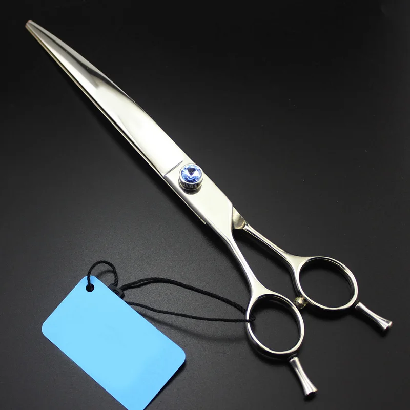 Изогнутые ножницы с левой рукой подбор логотипом под заказ и названием