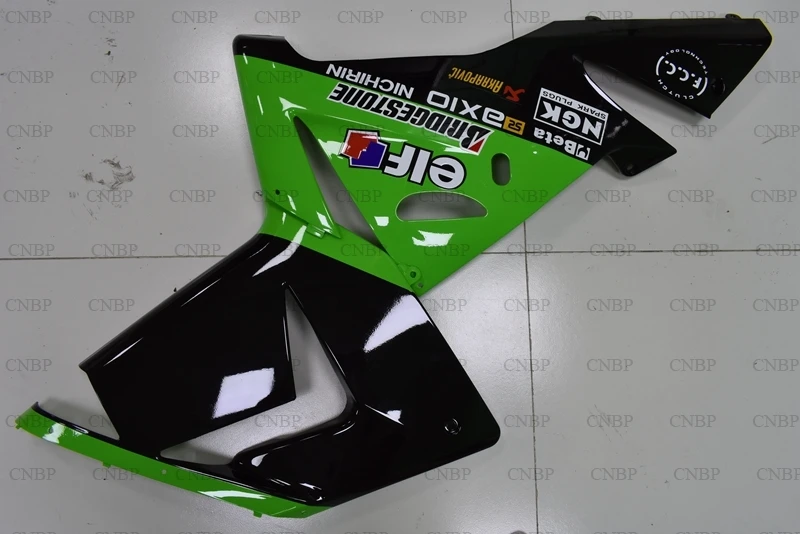 Ninja ZX 10r 2004 - 2005 Пластиковые обтекатели 04 комплекты обтекателей 05 зеленый черный