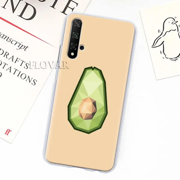 014 Забавный чехол для телефона Tumblr avocado s для Honor 9 10 Lite 20 Pro 8X 8A 8C 8S Y7 Y9 View 20, Жесткий Чехол из поликарбоната - Цвет: 014