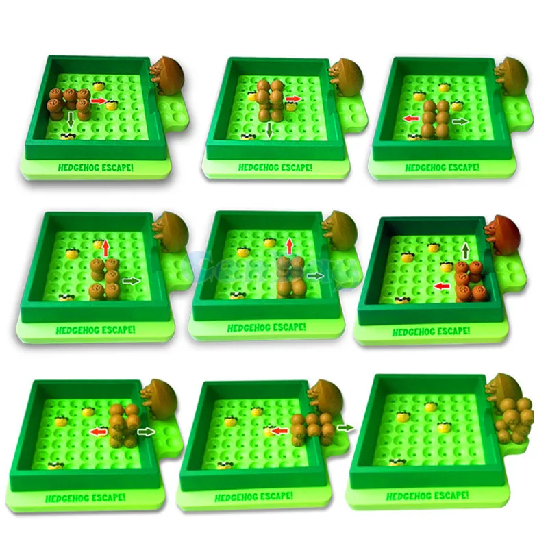 Забавный Интеллектуальный лабиринт ежика игрушка комната Escape прокрутка
