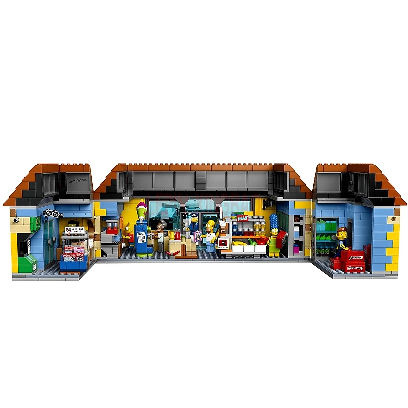 LP 16004 Симпсоны KWIK-E-MART+ 16005 Симпсоны Семья модель строительные блоки для детей игрушки Клон Lelyesing 71016 71006