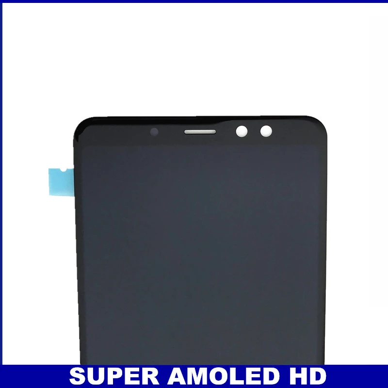 Тестирование ЖК-дисплей Замена для Samsung Galaxy A8 Plus A730 A730F A730x A8+ Super AMOLED Дисплей Сенсорный экран дигитайзер в сборе