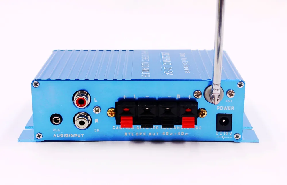 DC 12 В 2.0 стерео аудио Мощность Усилители домашние fm Радио SD USB Disk декодер MP3 WMA