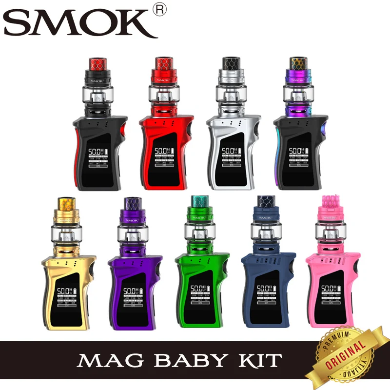 Оригинальная электронная сигарета Smok Mag Детский комплект с 50 Вт Baby Box Mod 1600 мАч