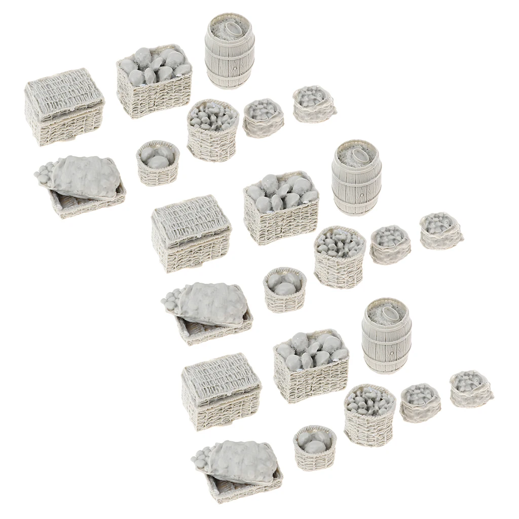 3 комплекта 1/35 поставки еды модель корзины для мини песочного стола Военная